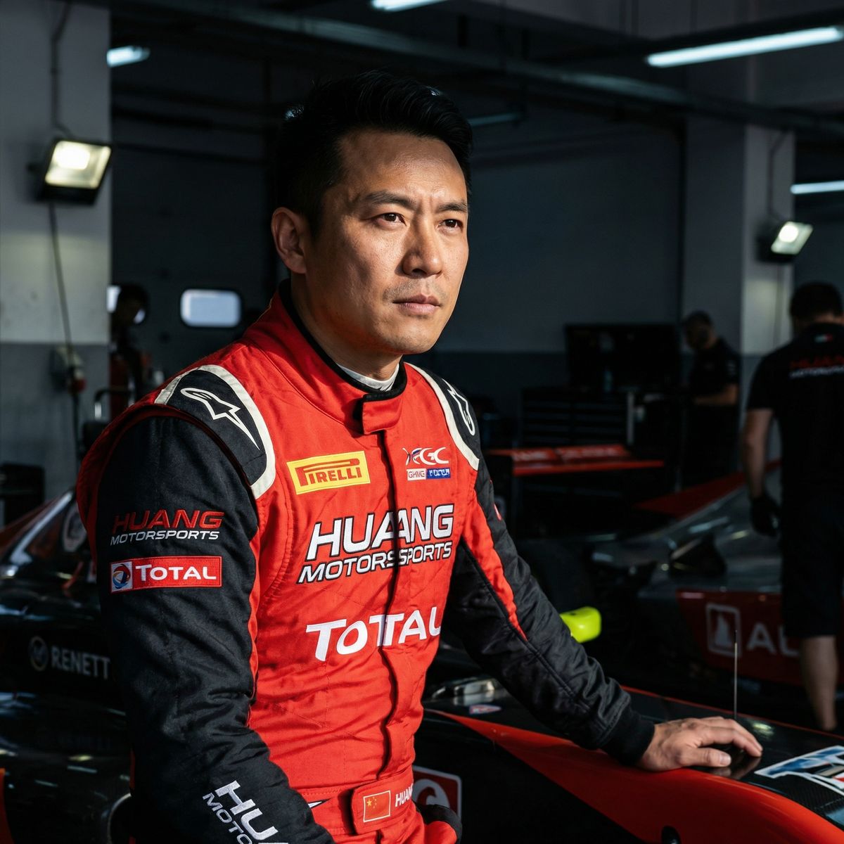 黄色仓库赛车手