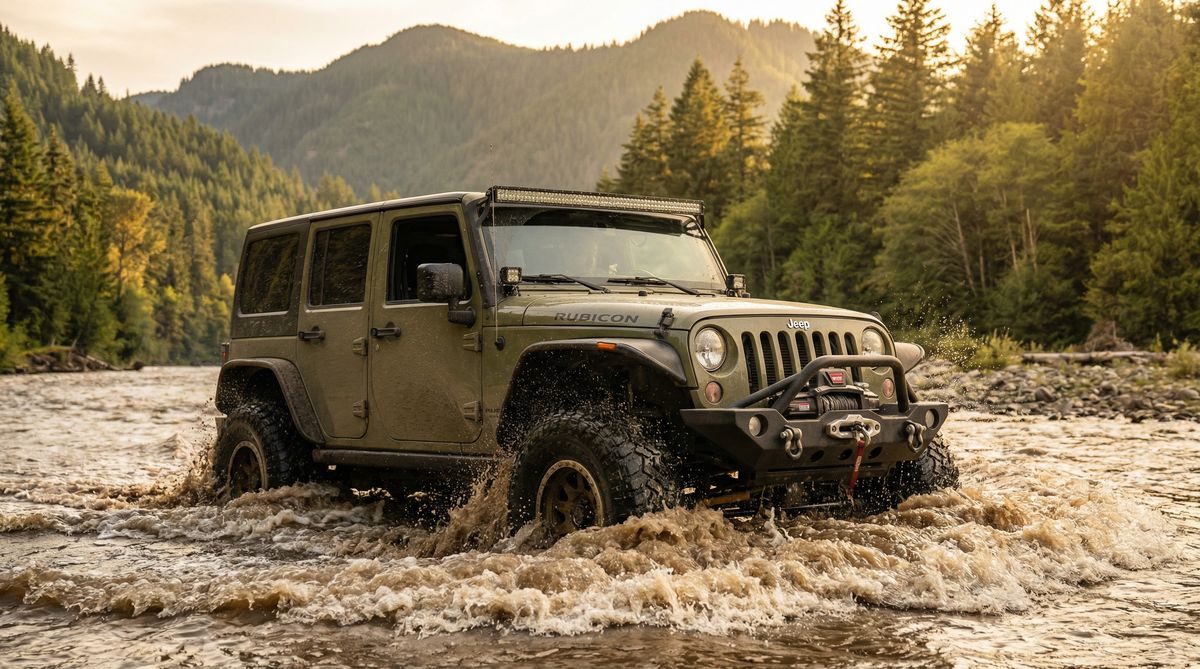 黄色仓库越野车视频